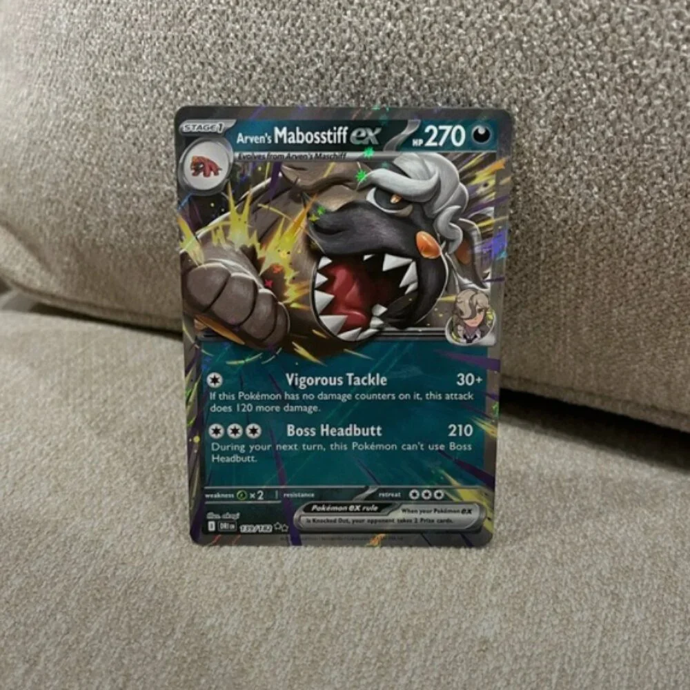 Arven's Mabosstiff ex 139/182 Pokémon TCG Sv10: Destined Rivals Holo